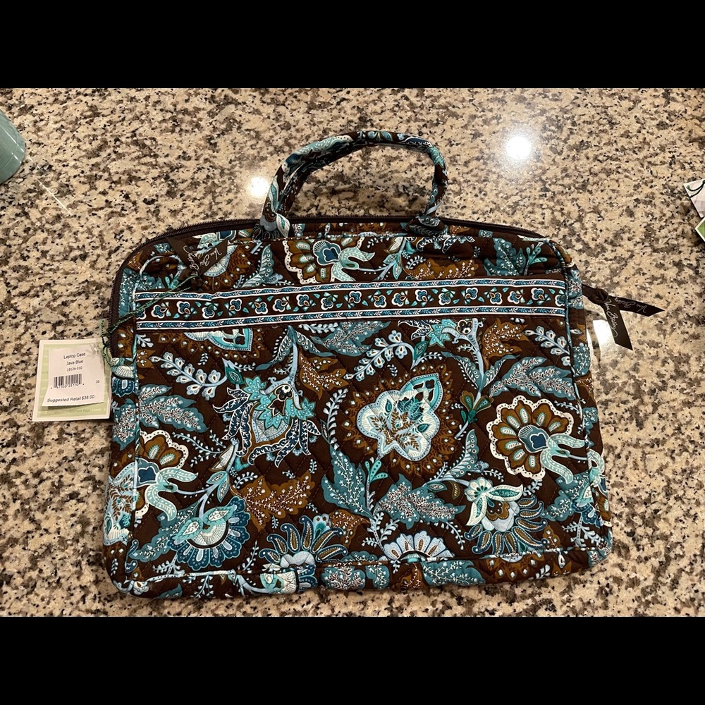Vera Bradley Laptop Case - Java Blue
